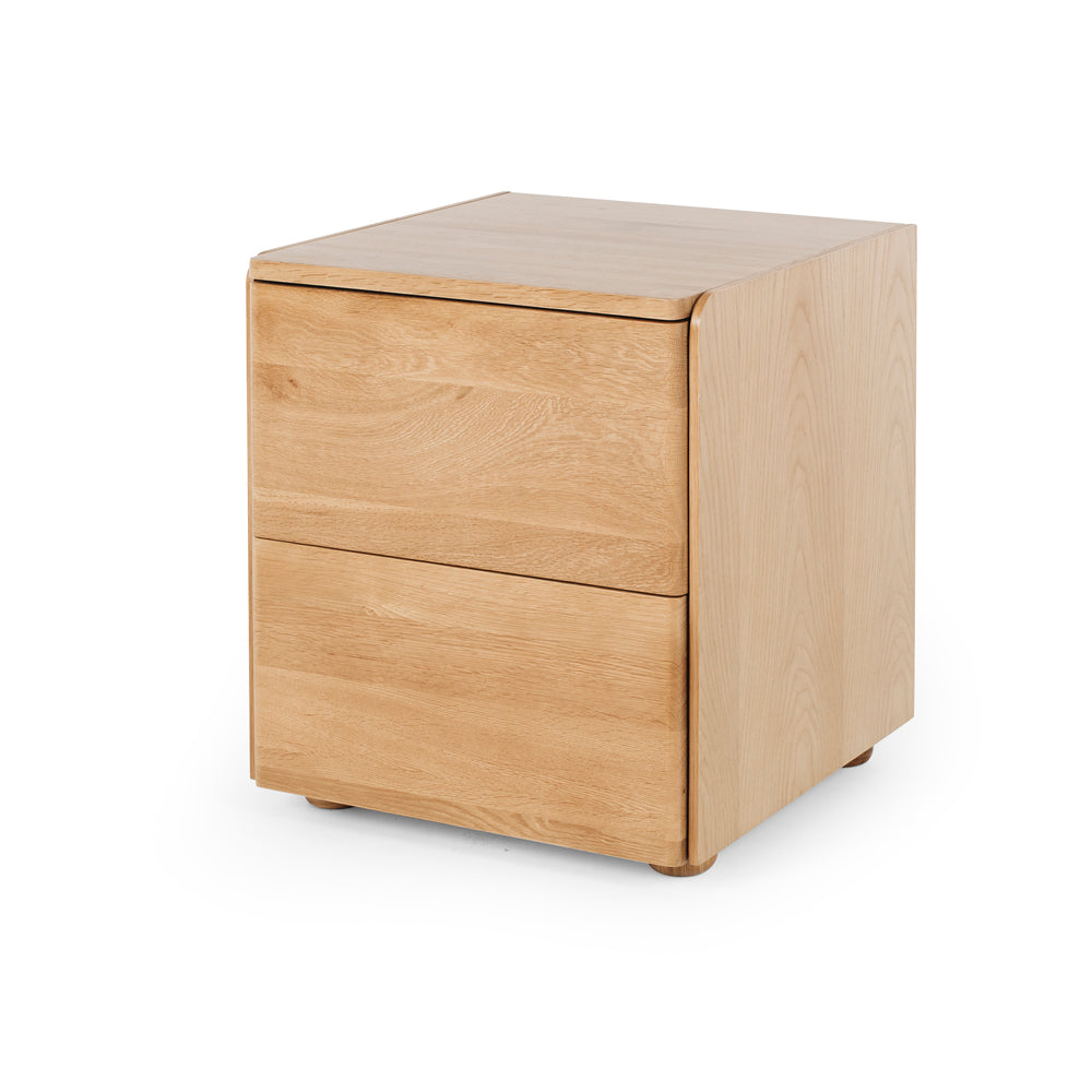 Cube Bedside - Oak Top