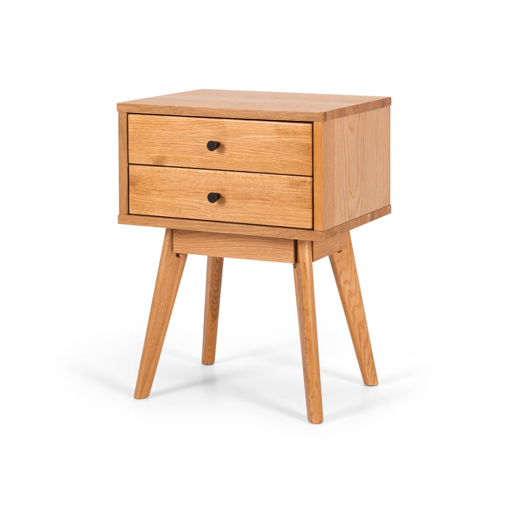 Radius Oak Bedside