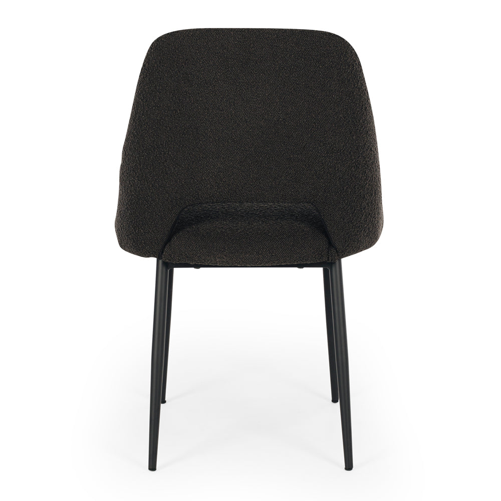 Cinderella Boucle Dining Chair - Anthracite