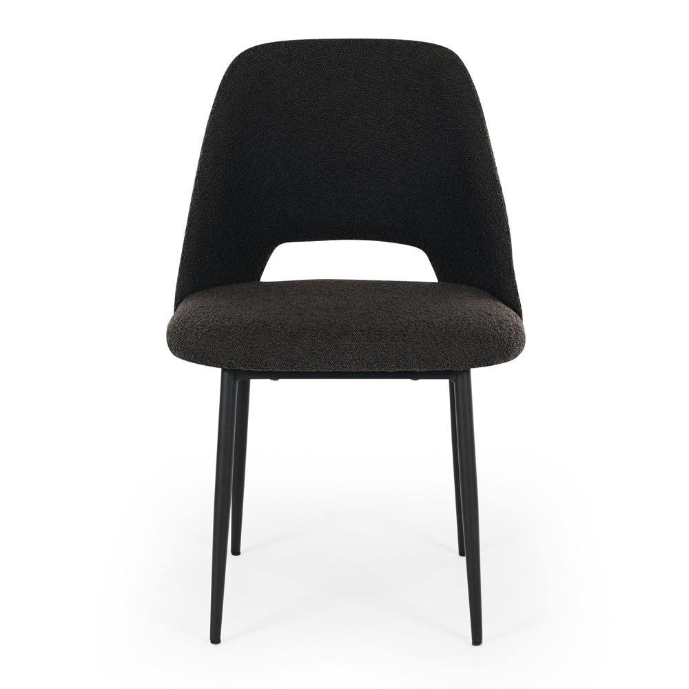 Cinderella Boucle Dining Chair - Anthracite