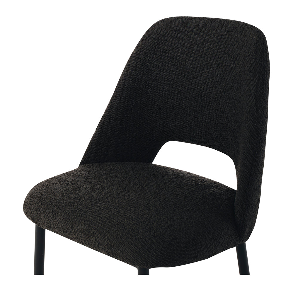 Cinderella Boucle Dining Chair - Anthracite