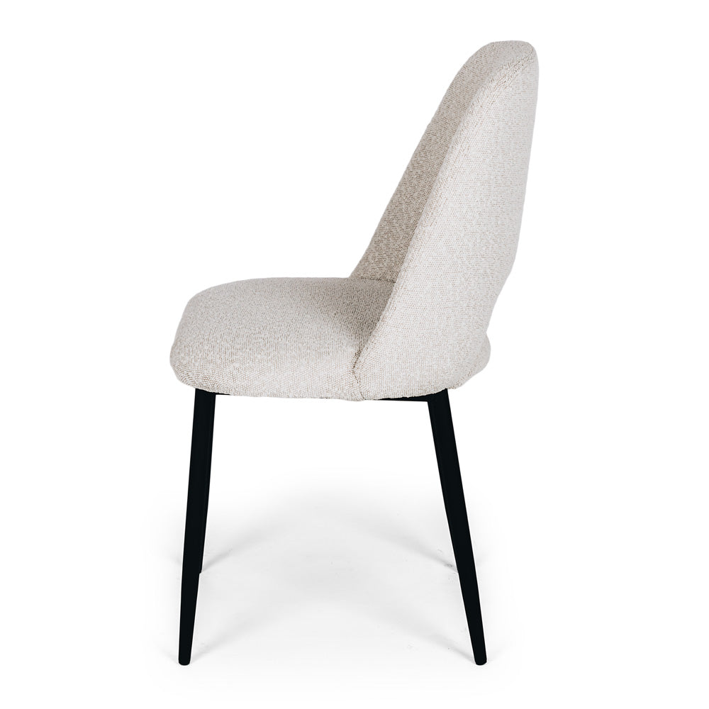 Cinderella Boucle Dining Chair - Pumice