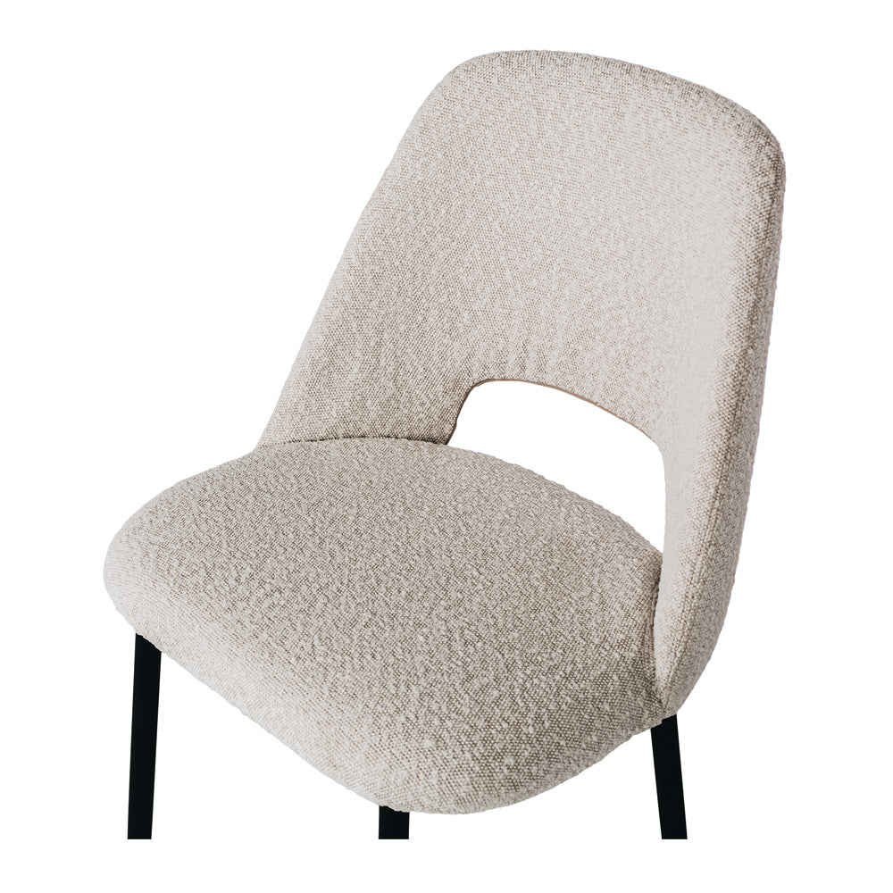 Cinderella Boucle Dining Chair - Pumice