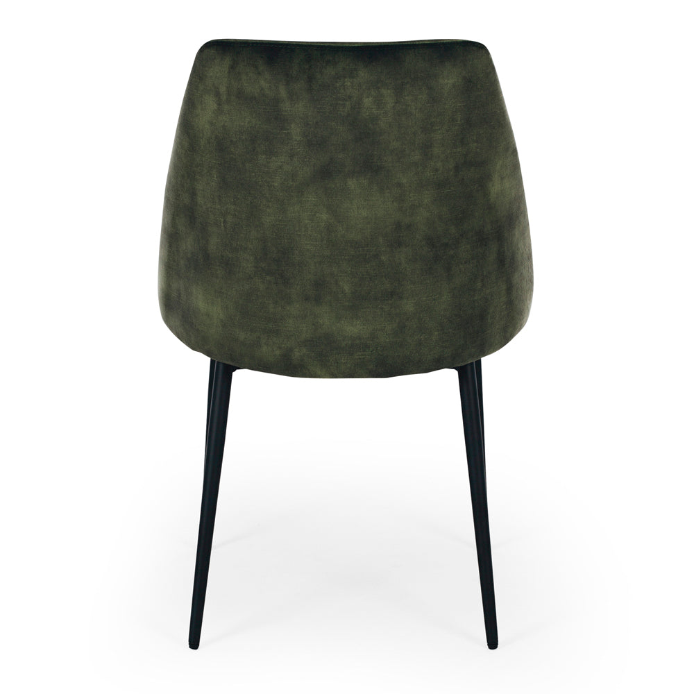 Mia Dining Chair - Velvet Moss Green