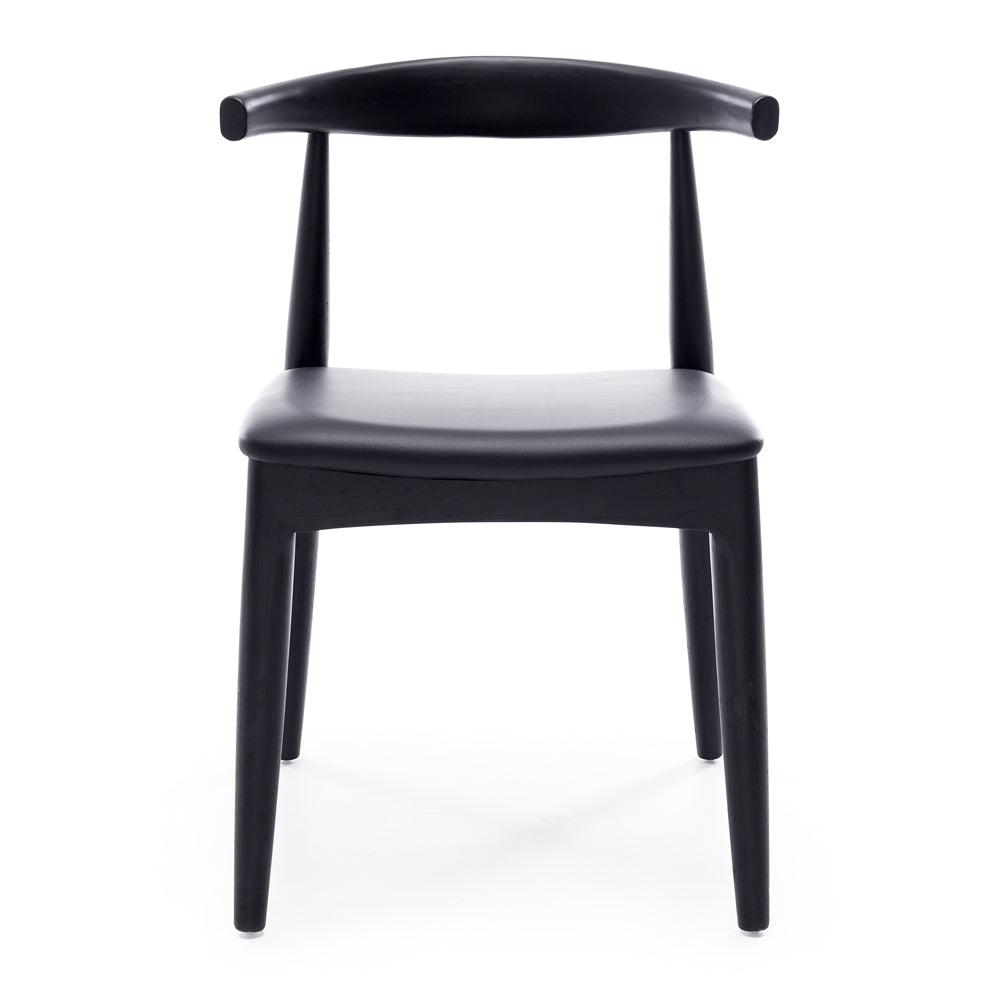 Elbow Dining Chair - Black