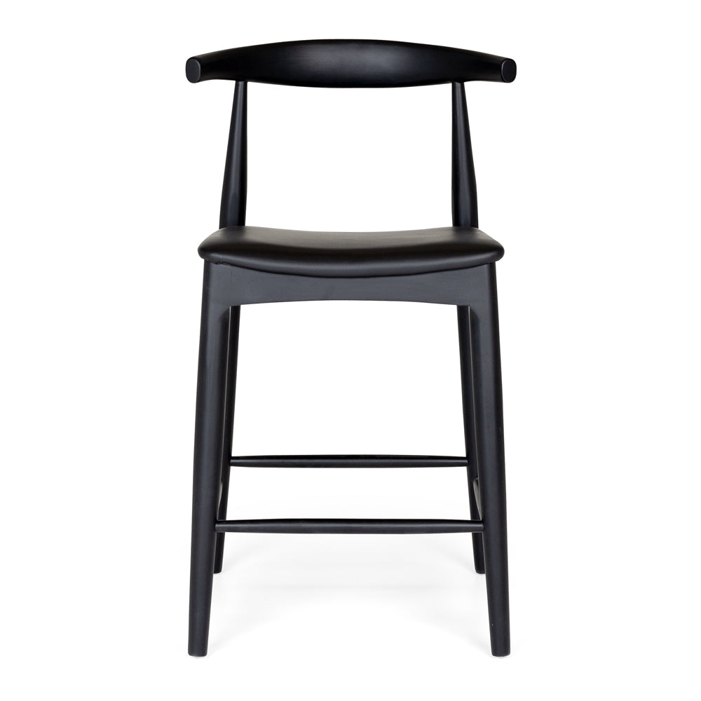 Elbow Bar Stool - Black