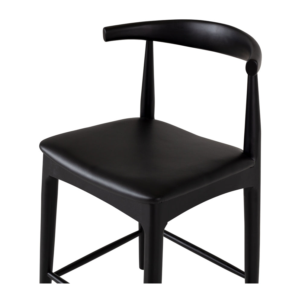 Elbow Bar Stool - Black