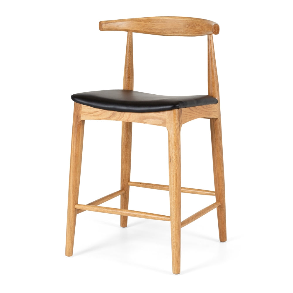 Elbow Bar Stool - Natural