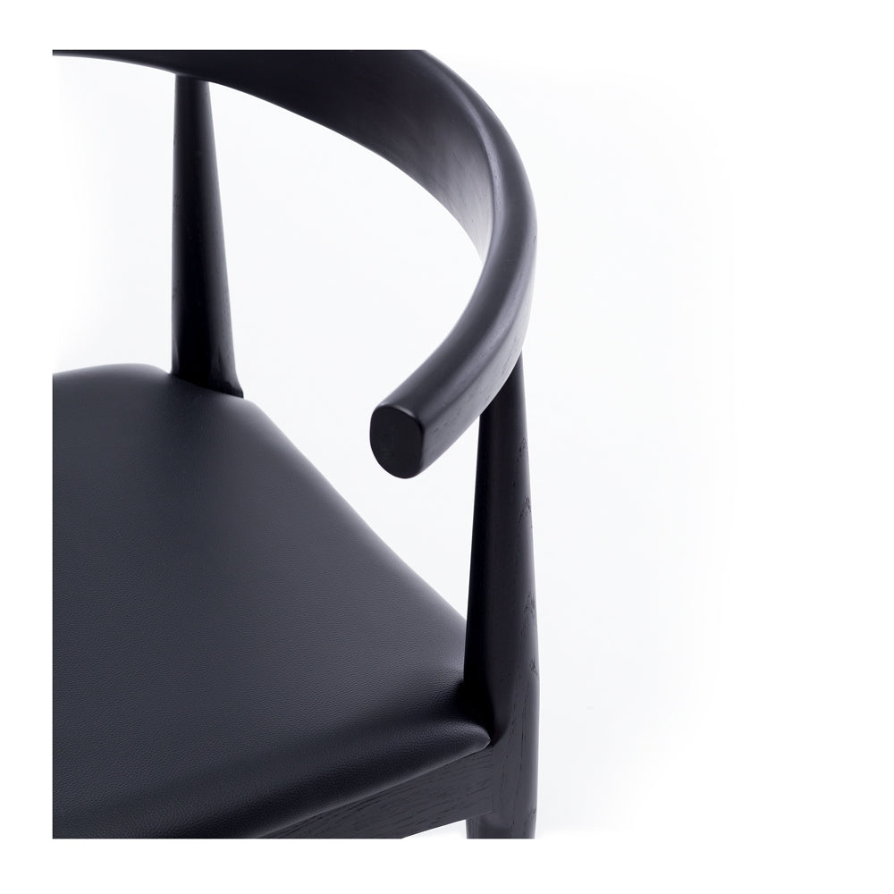 Elbow Dining Chair - Black