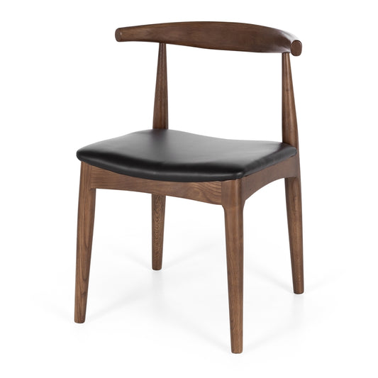 Elbow Dining Chair - Deep Oak