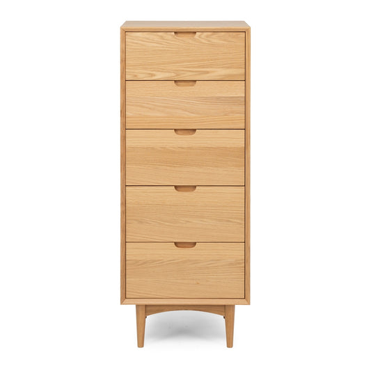 Oslo 5 Drawer Tallboy