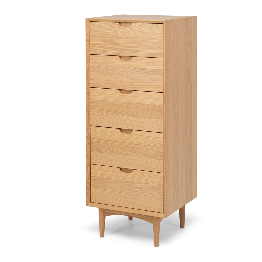 Oslo 5 Drawer Tallboy