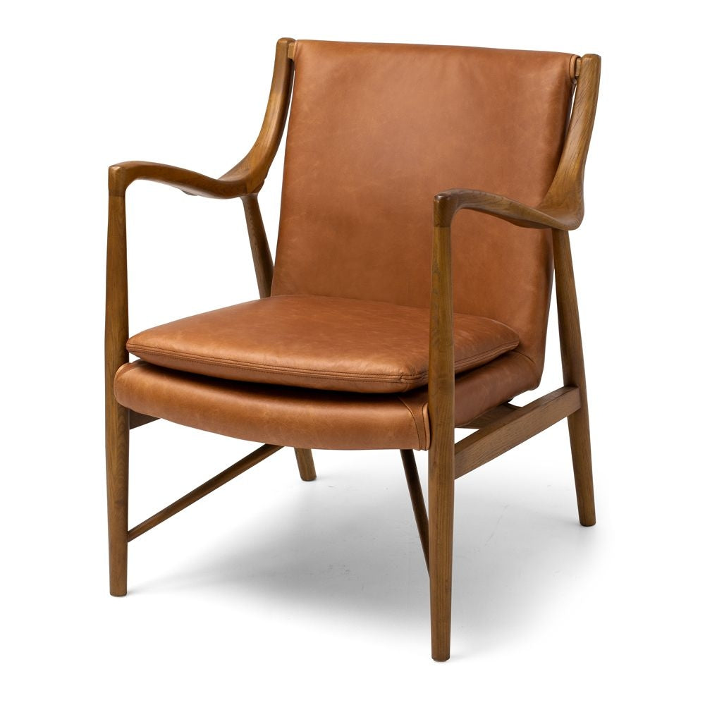 Finn Leather Armchair Tan