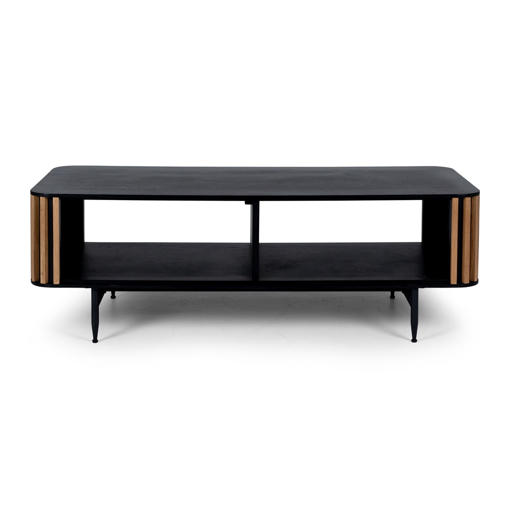 Linea Black and Oak Coffee Table