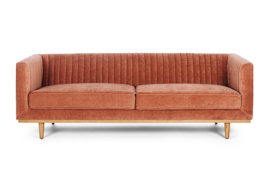 Madison Art Deco 3 seater sofa - Amber Rose