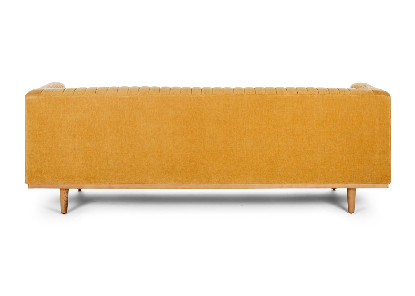 Madison Art Deco 3 seater sofa - Honey Gold