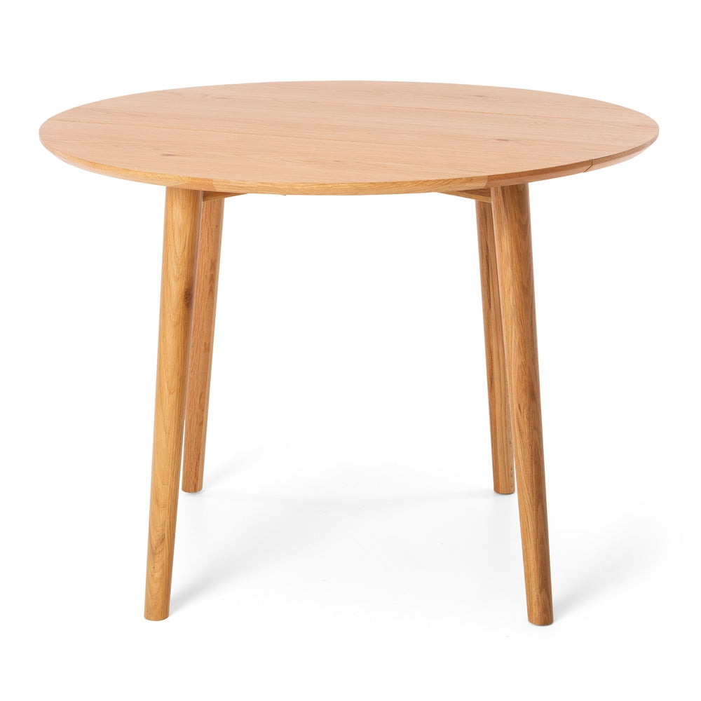 Nordik Drop Leaf Round Dining Table