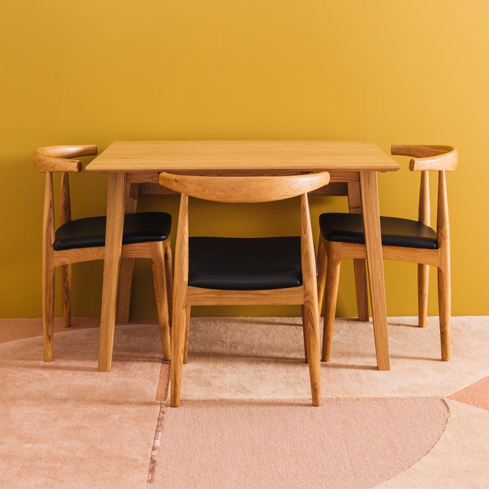 Nordik Drop Leaf Square Dining Table