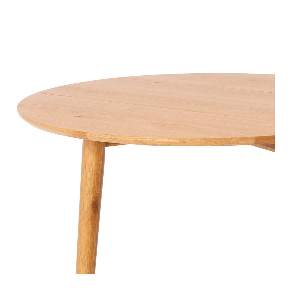 Nordik Drop Leaf Round Dining Table