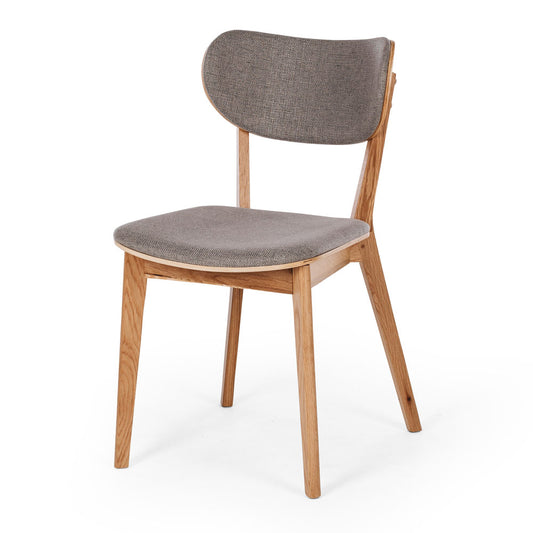 Zurich Dining Chair - Oak and Light Grey