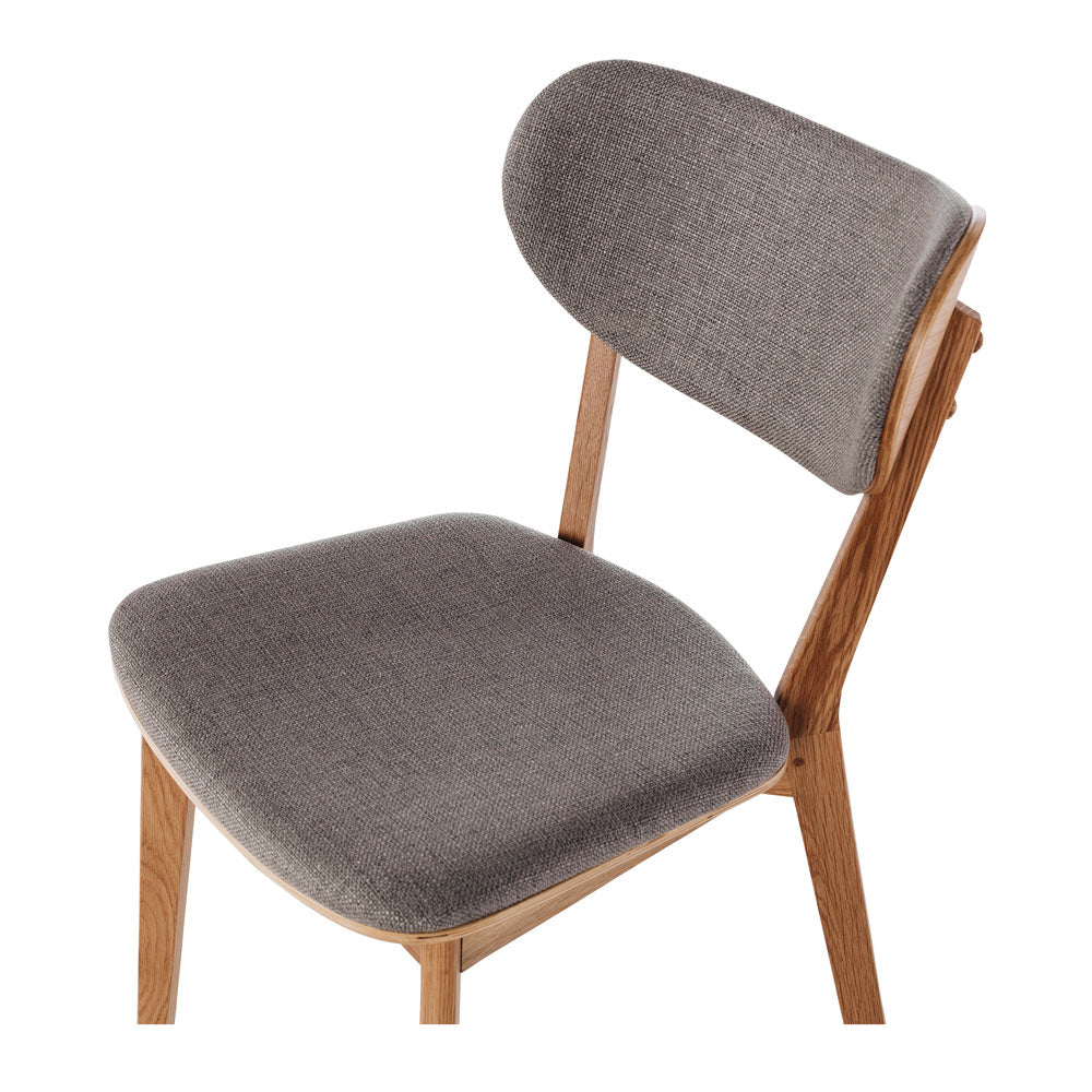 Zurich Dining Chair - Oak and Light Grey