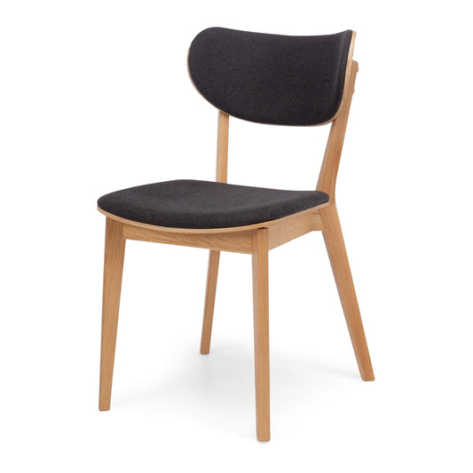 Zurich Dining Chair - Oak and Dark Grey