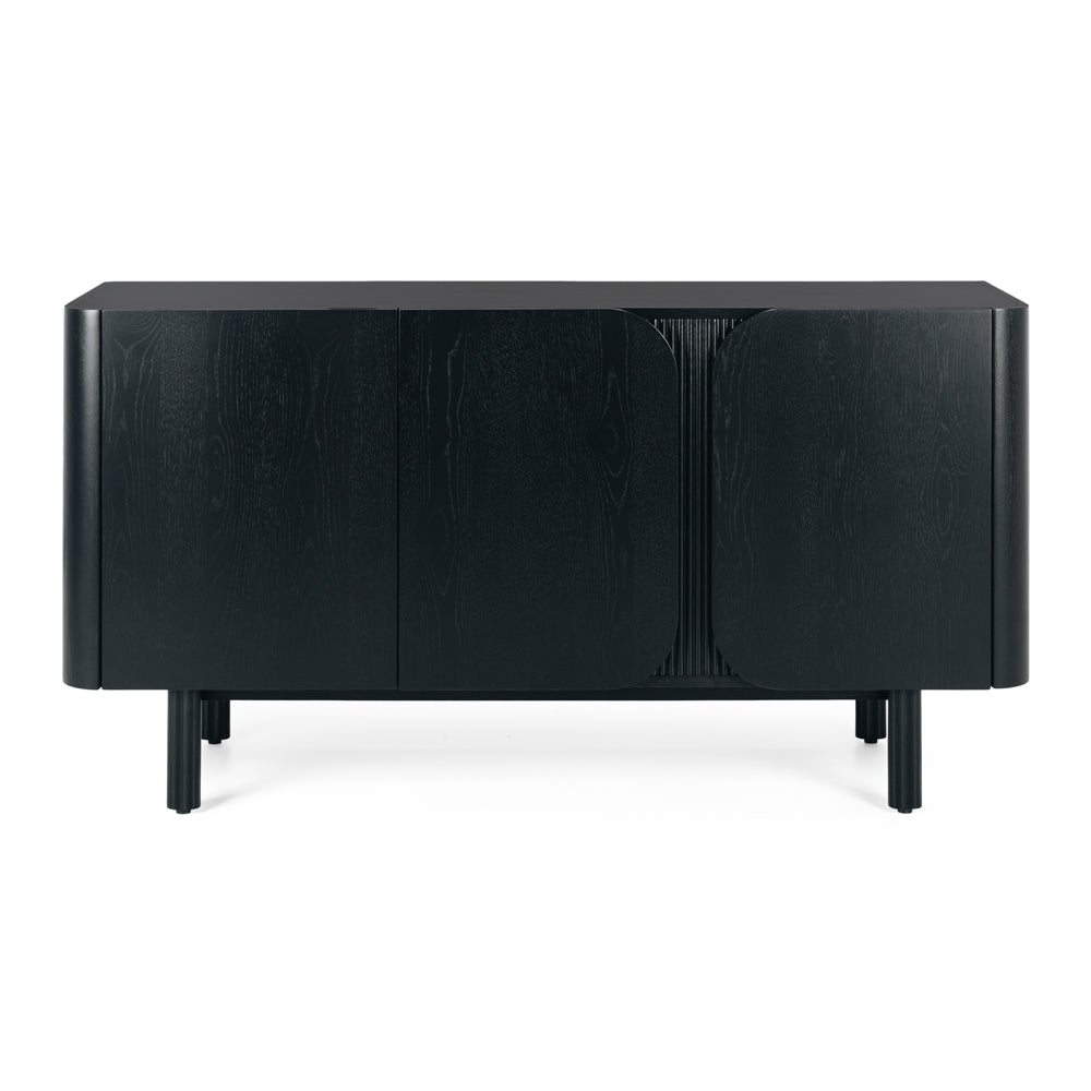 Sirocco Oak Sideboard - Black