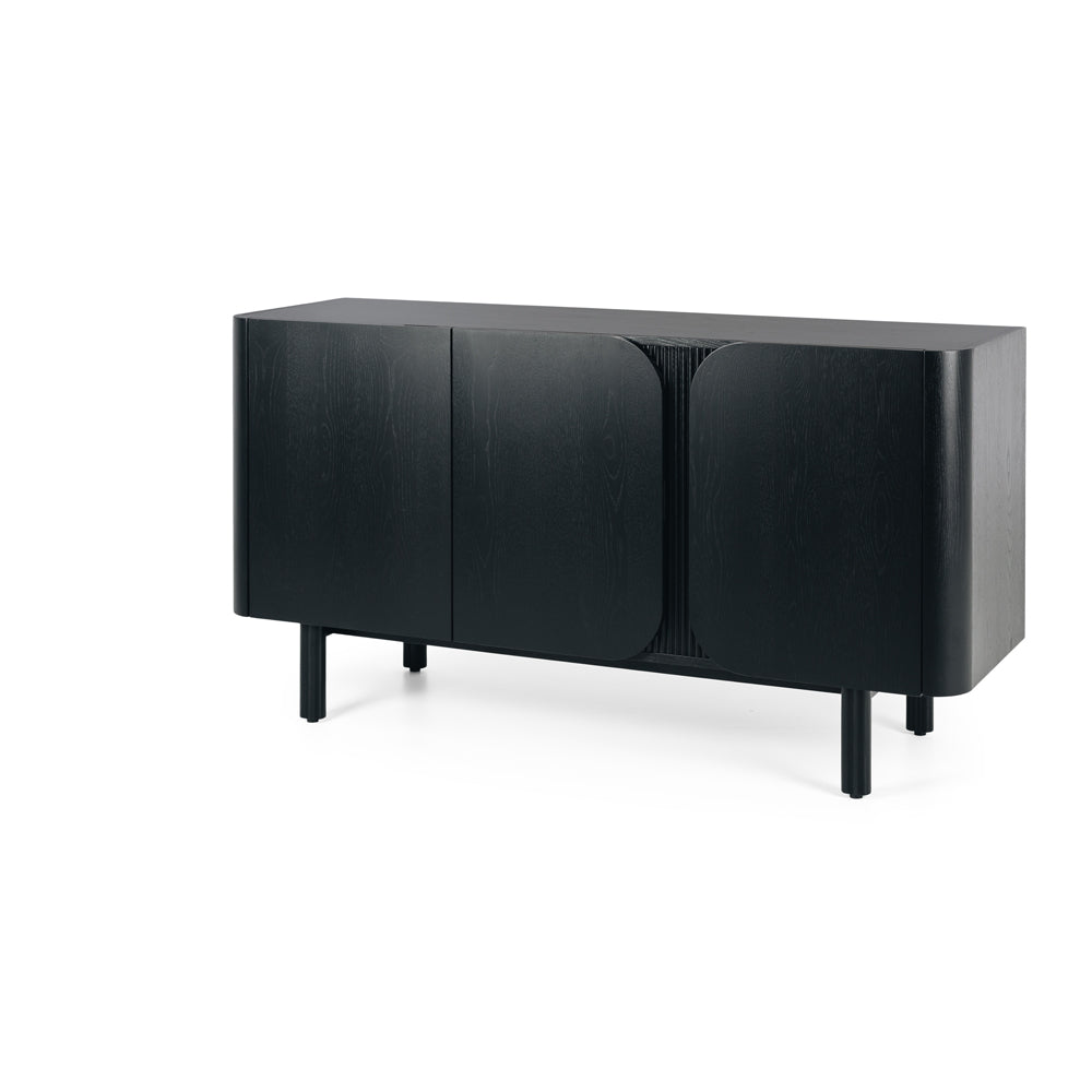 Sirocco Oak Sideboard - Black