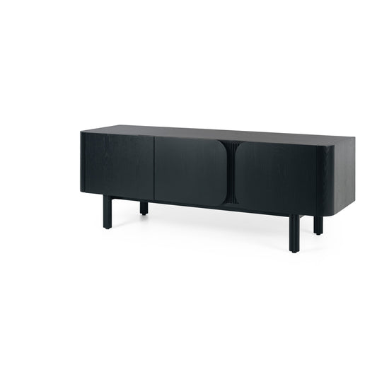 Sirocco Oak TV Stand - Black