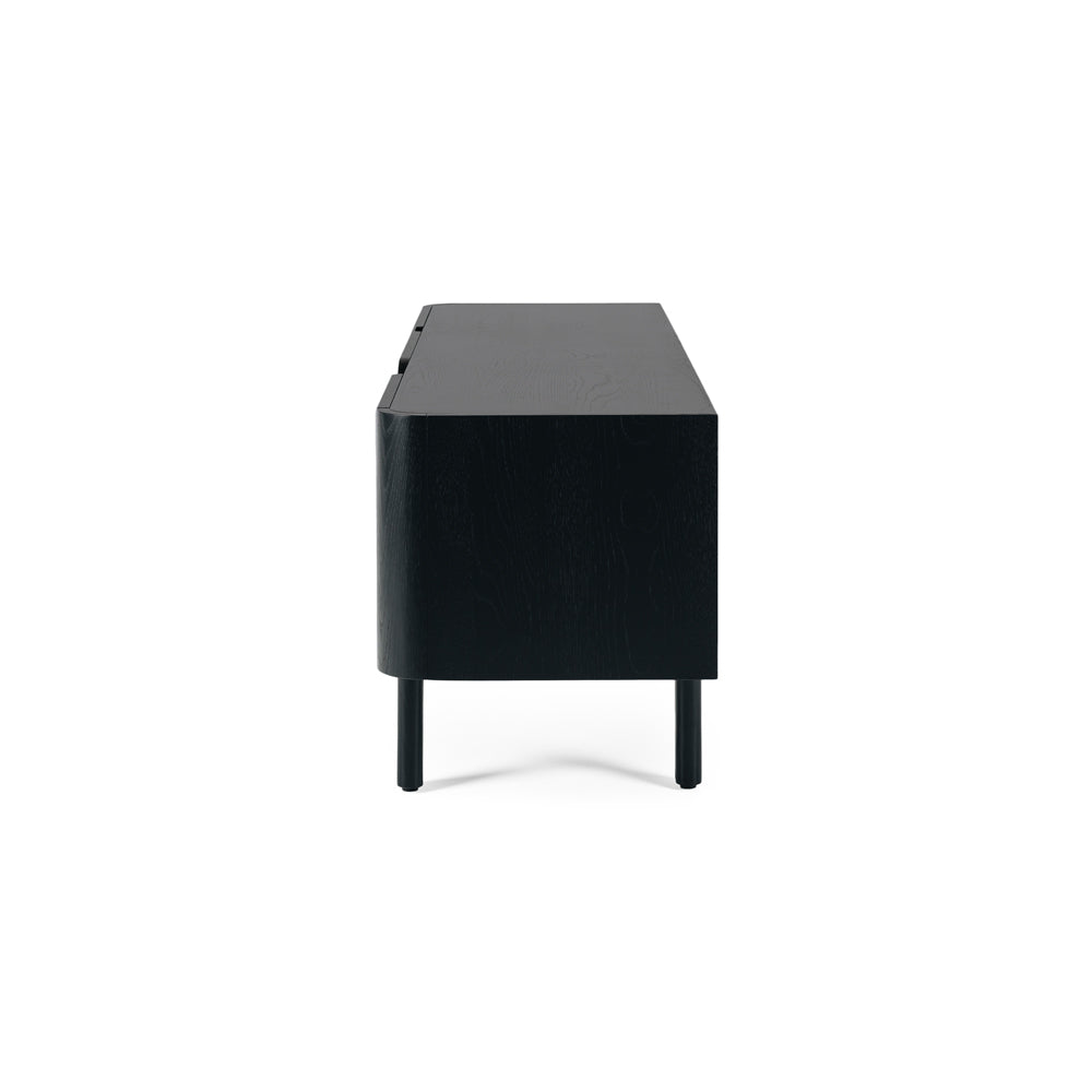 Sirocco Oak TV Stand - Black