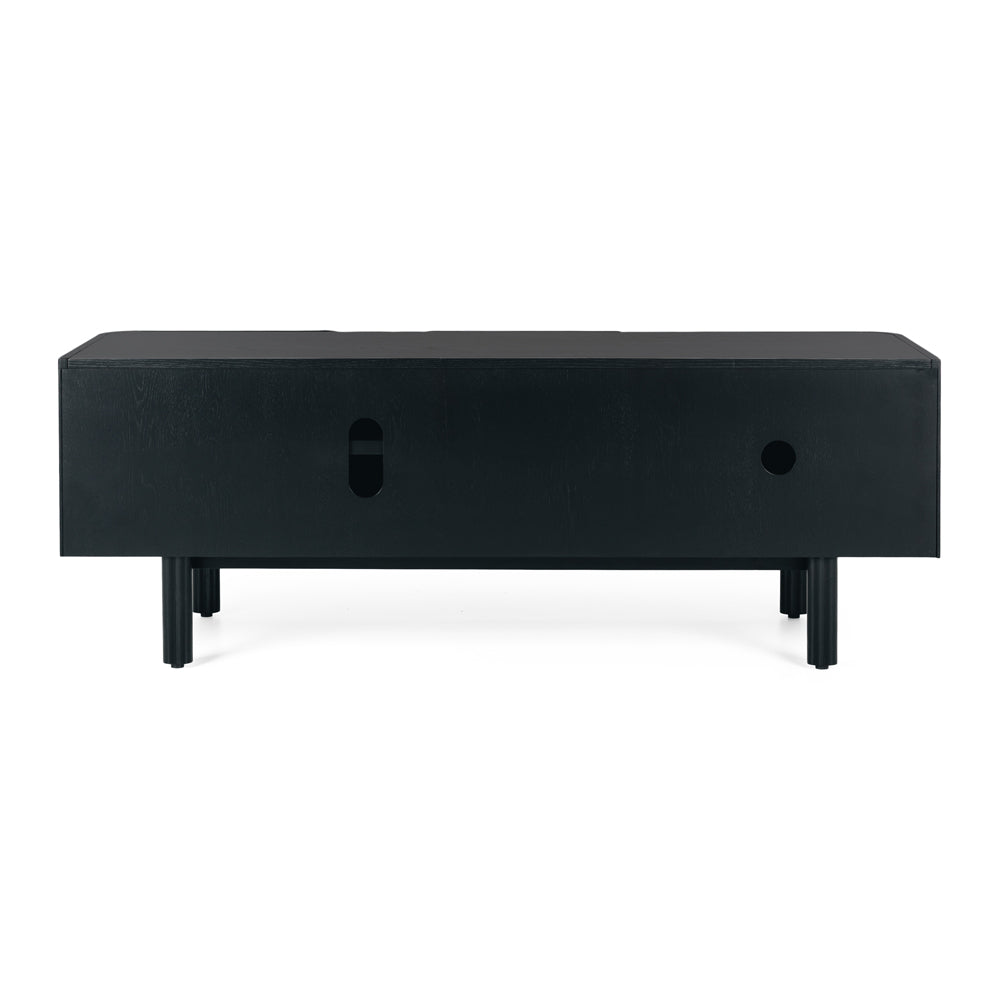 Sirocco Oak TV Stand - Black