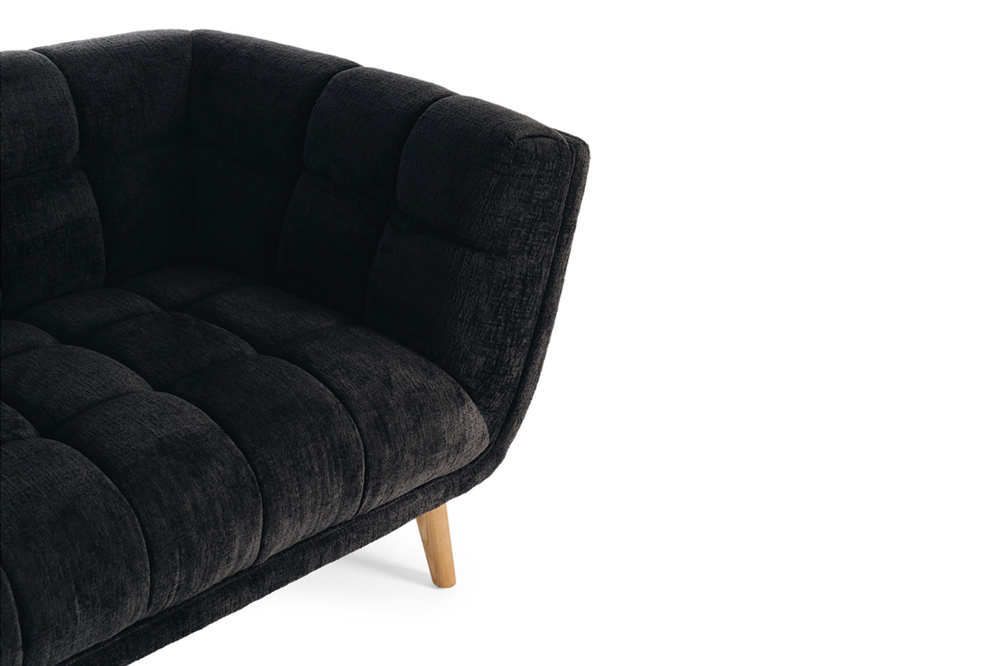 Towelie 3 Seater Sofa - Panther Black