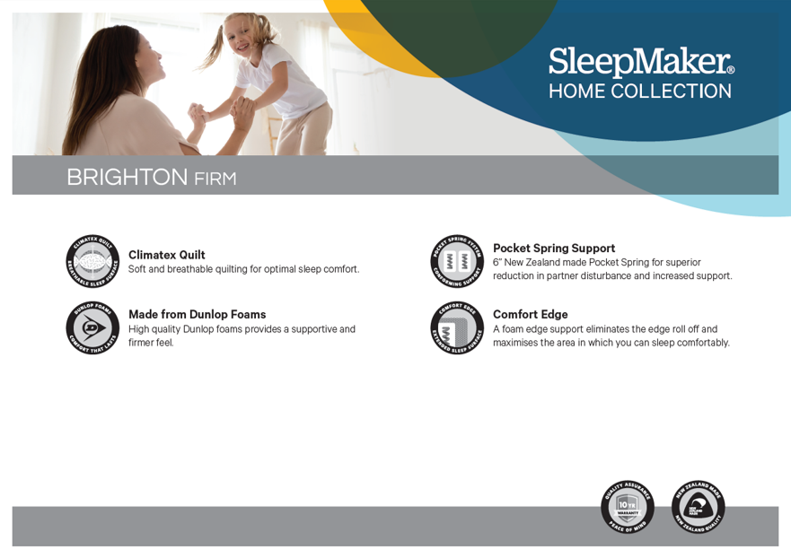 Brighton Mattress & Base by Sleepmaker