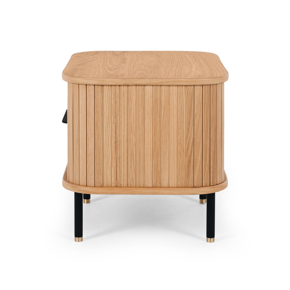 Anders 2 Drawer Bedside - Natural