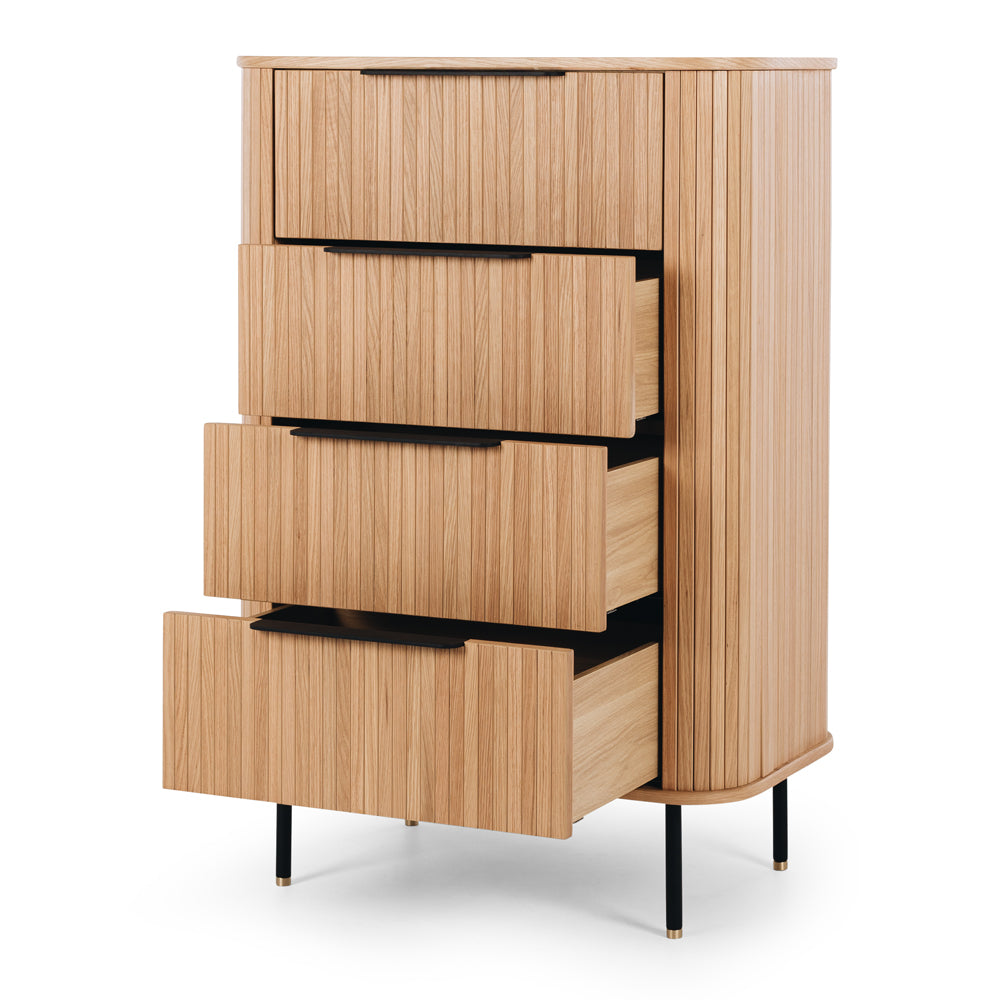 Anders 4 Drawer Tallboy - Natural