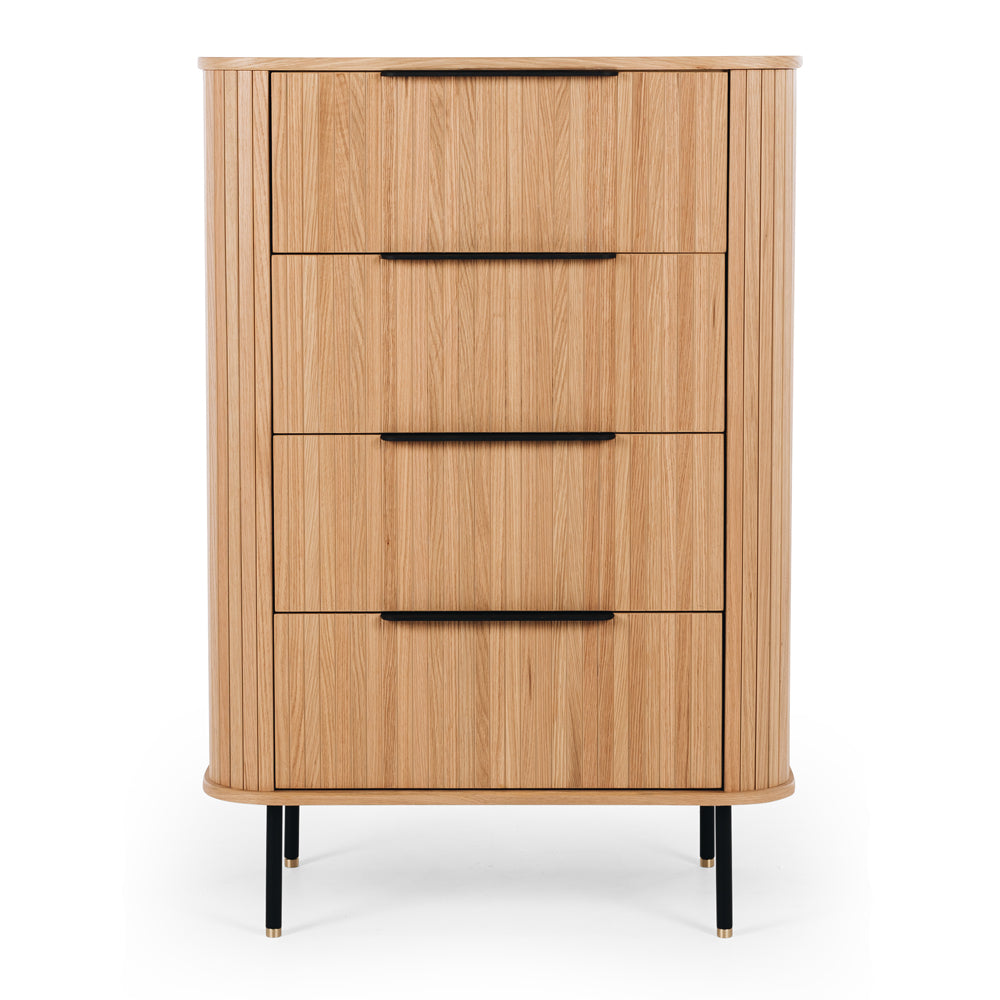 Anders 4 Drawer Tallboy - Natural