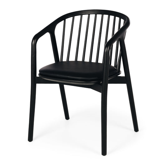 Nord Oak Dining Chair - Black