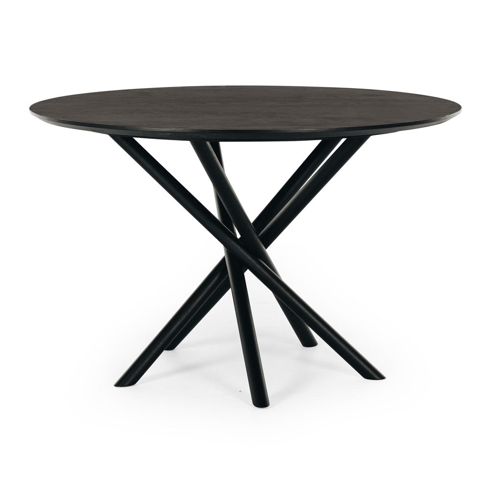 Harper Oak Table Black