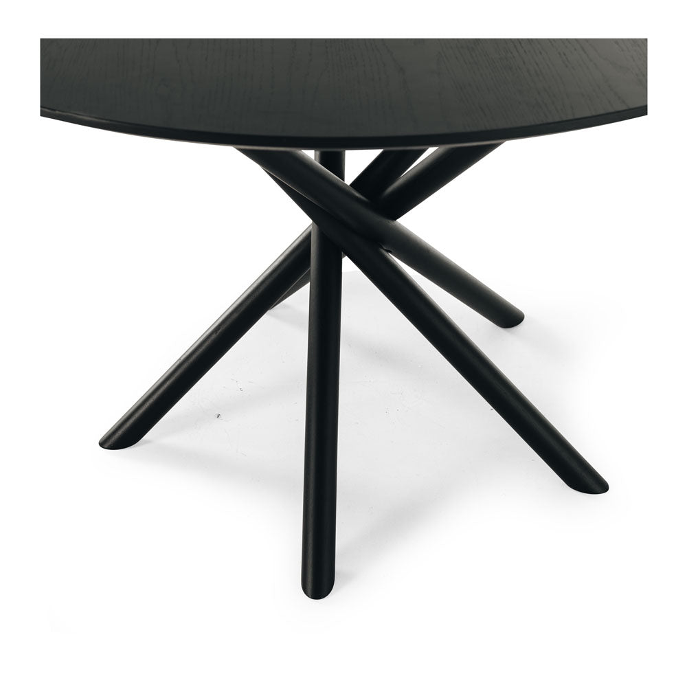 Harper Oak Table Black