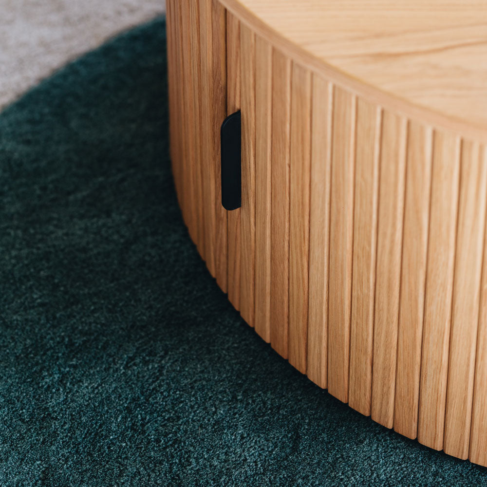 Palliser Round Oak Coffee Table